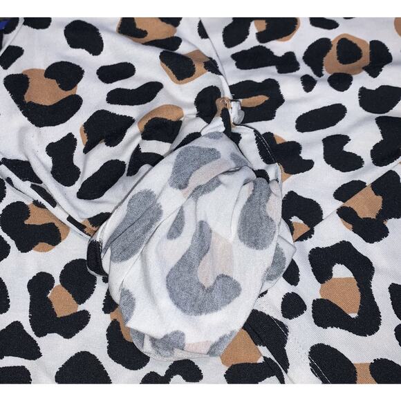 LuLaRoe Leopard Print Button-Down Shirt - Women's Large - Picture 6 of 6